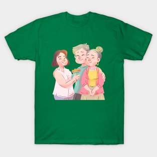 Watercolor Korean Parent T-Shirt